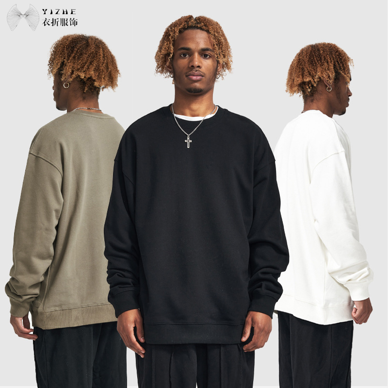 Habee Unisex Crew shaadhadhka dhididka qoorta, astaanta gaarka ah funaanadaha dhididka midabka adag, Shaadhadhka dhididka ee gaarka ah