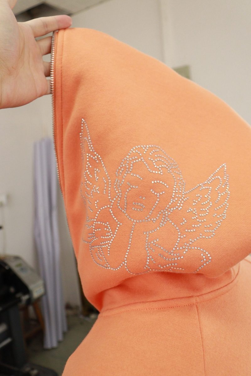 How To Find Custom Rhinestone Full Zip Hoodie,Custom Full Face Zip Up Hoodie,Custom Made Hoodie Wholesaler China-YIZHE- Hoodies,Jackets,Sweatshirts,Leggings,Dresses,Rompers,T shirts,Tank tops,Skirts,Jeans,Pants,Trousers